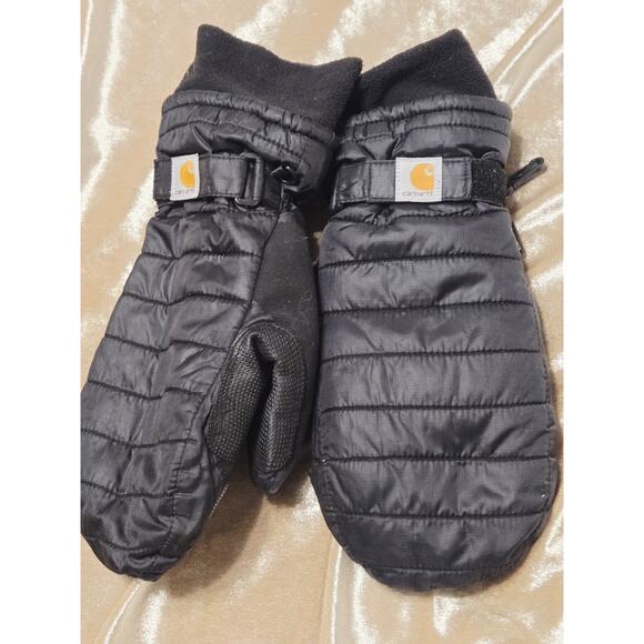 Carhartt Accessories - WA625 Carhartt Women's Quilts Mitt Black Sz L Winter Gear Travel Warm Waterproof